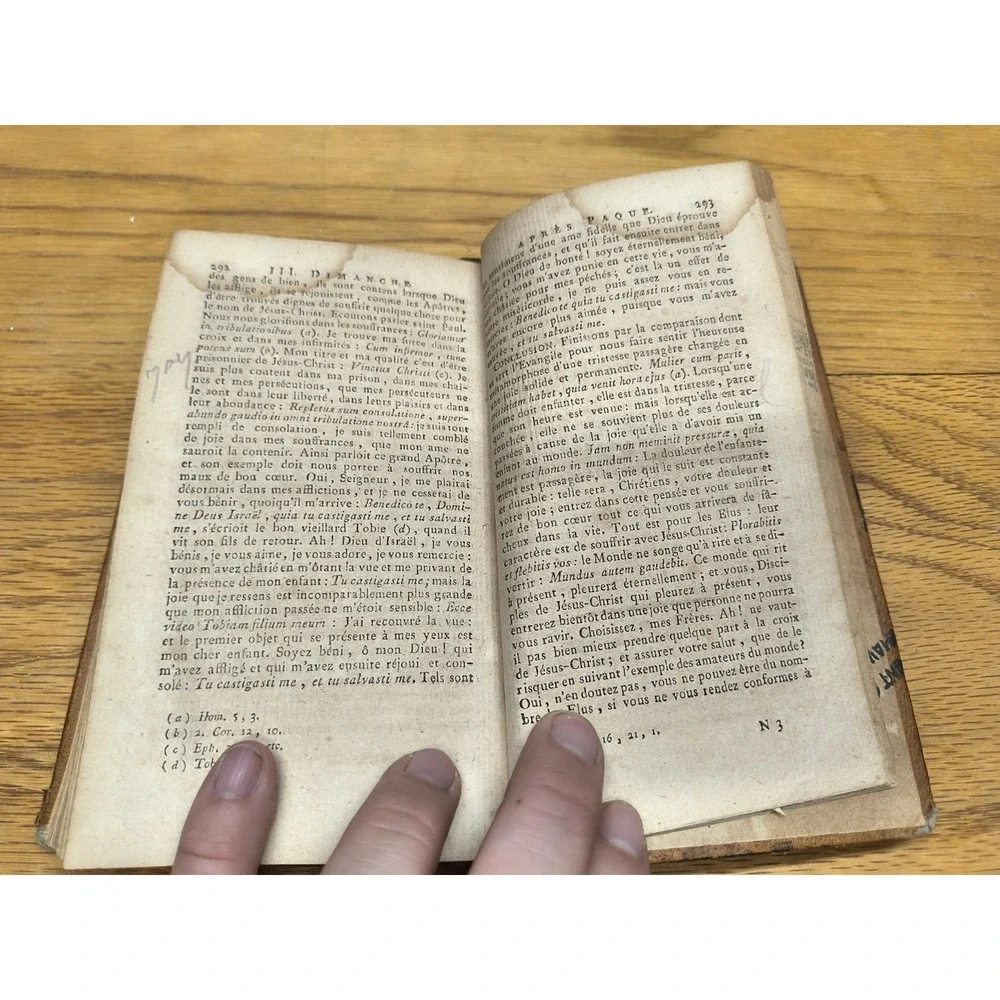 1804 Advocates for Every Sunday, Joseph Chevassu, FRENCH, Old Leather Binding‎